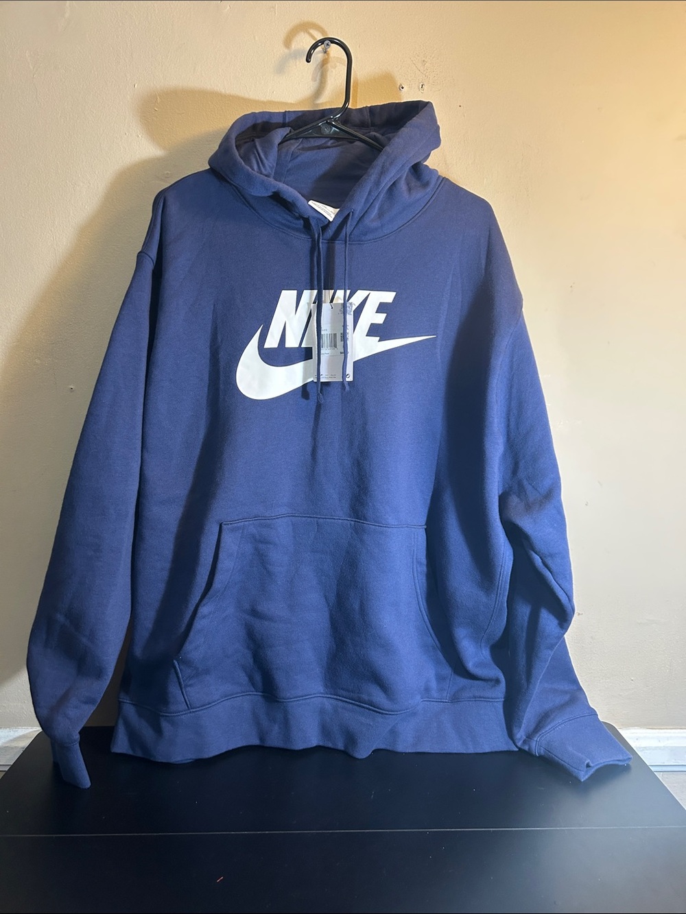 Nike Sportswear Club Fleece Pullover Hoodie Men's Size XXL Blue
